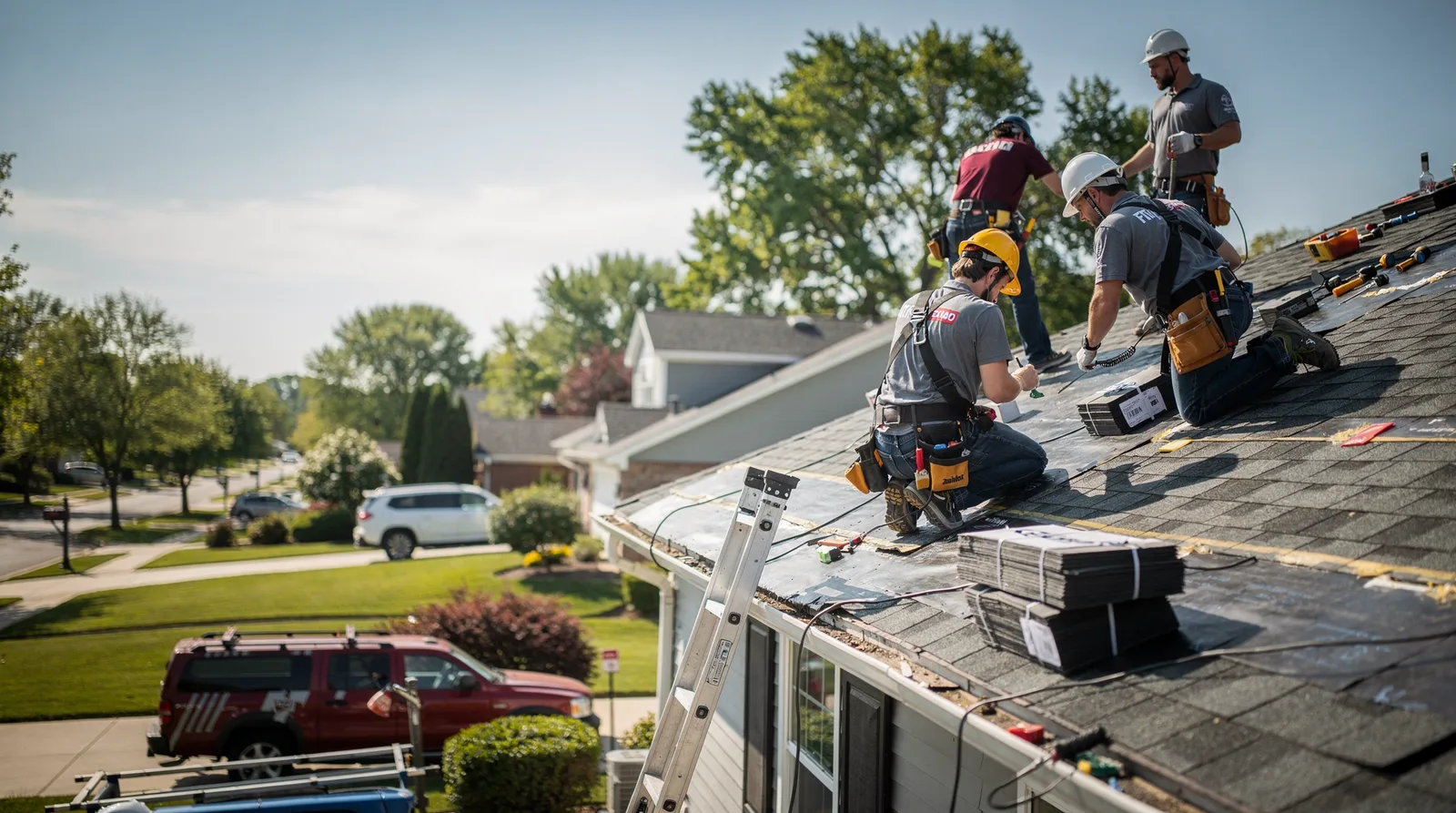 Roof Repair in Long Point, IL around you